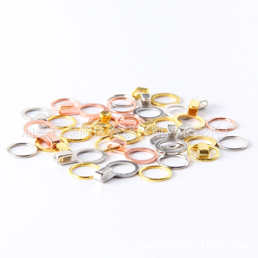 Поставка двойного кольца крест плечевой ремень петля пряжка белье петля пряжка сплав плечевой ремень назад пряжка плечевой ремень соединение