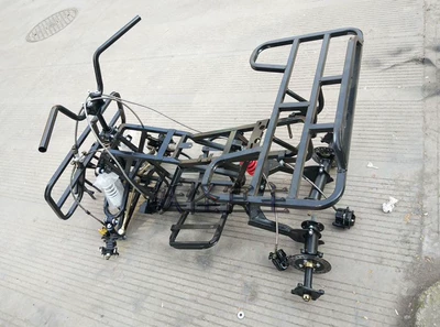 Modified four-wheeled vehicle accessories bull ATV electric frame thickened square tube frame rocker arm brake shock absorption (Motorcycle Control System Parts)