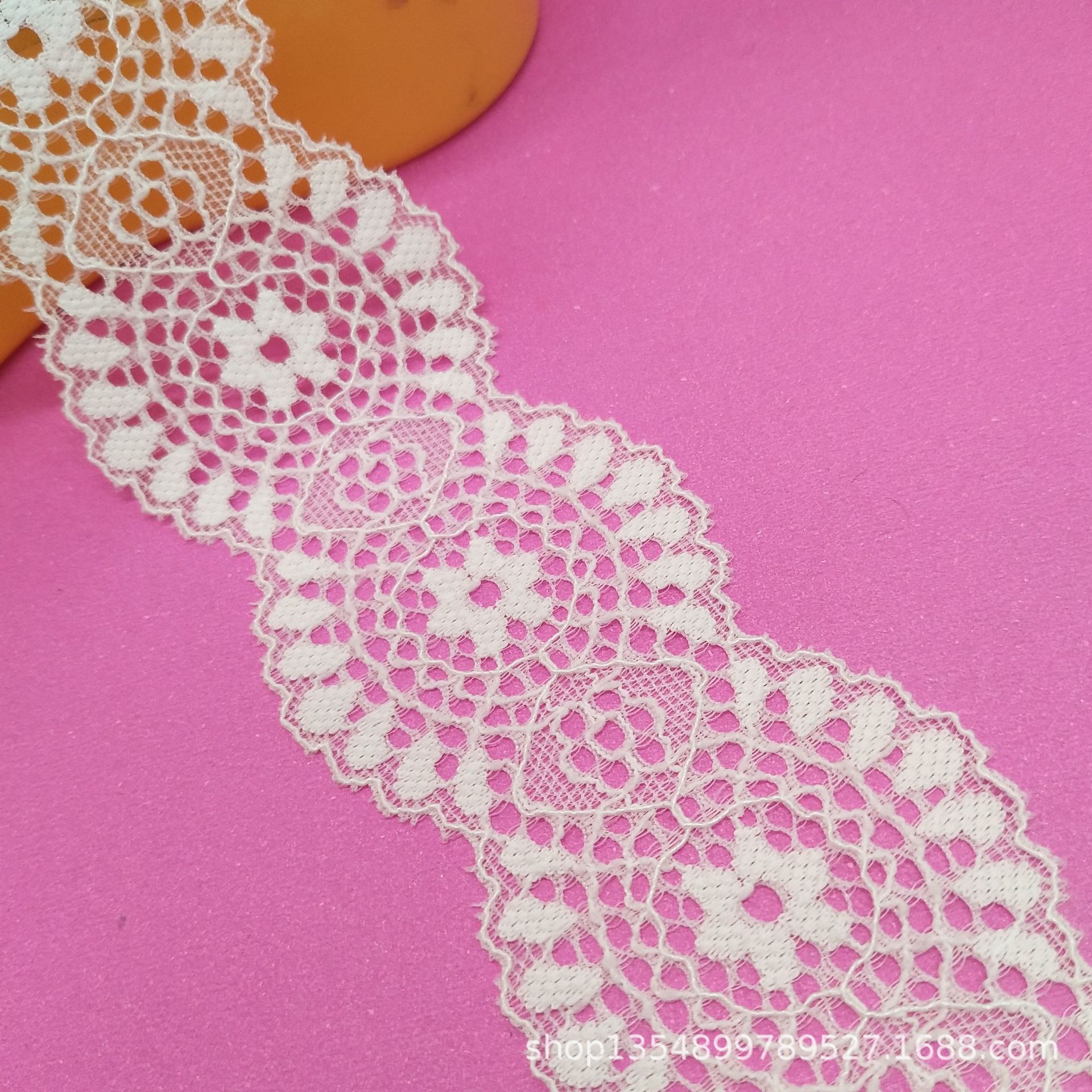 厂家现货批发4.5cm新款双波浪蕾丝花边家居软饰现货