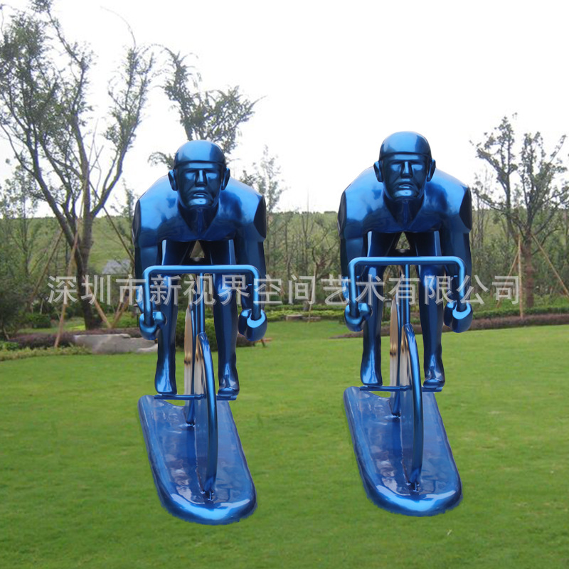 Sculpture factory customized FRP motion Sculpture Landscape FRP products Installation art Sketch