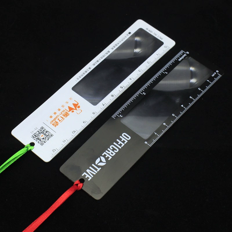 3-кратная лупа производитель резьба высокой четкости Лупа Закладка лента пластиковый лист Лупа индивидуальная