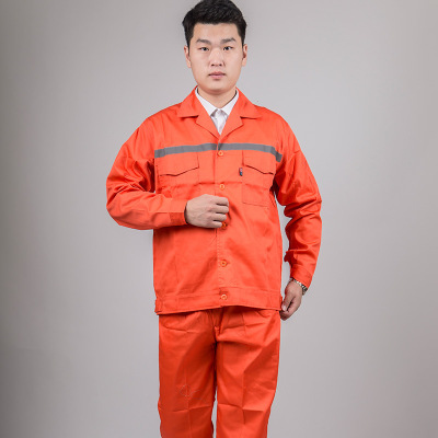 Summer wear Long sleeve uniform repair Labor insurance workshop coverall Work clothes Manufactor wholesale Direct selling customized logo