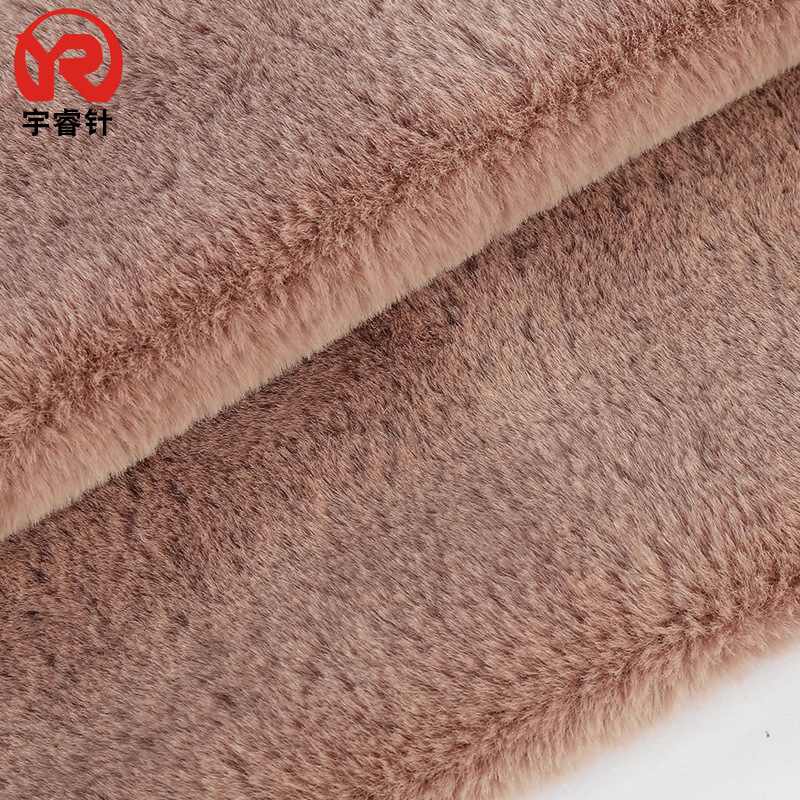 现货秋冬毛领服装仿兔毛绒面料白色仿兔毛仿狐狸毛人造毛皮