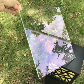 广东工程AR玻璃 高透减反射AR玻璃 8MM透光率高98%的AR钢化玻璃