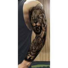 Factory Direct Sale Gaudi New Style Full Arm Tattoo Sticker Creative Personalized Korean Style Waterproof Tattoo Sticker Wholesale Customization