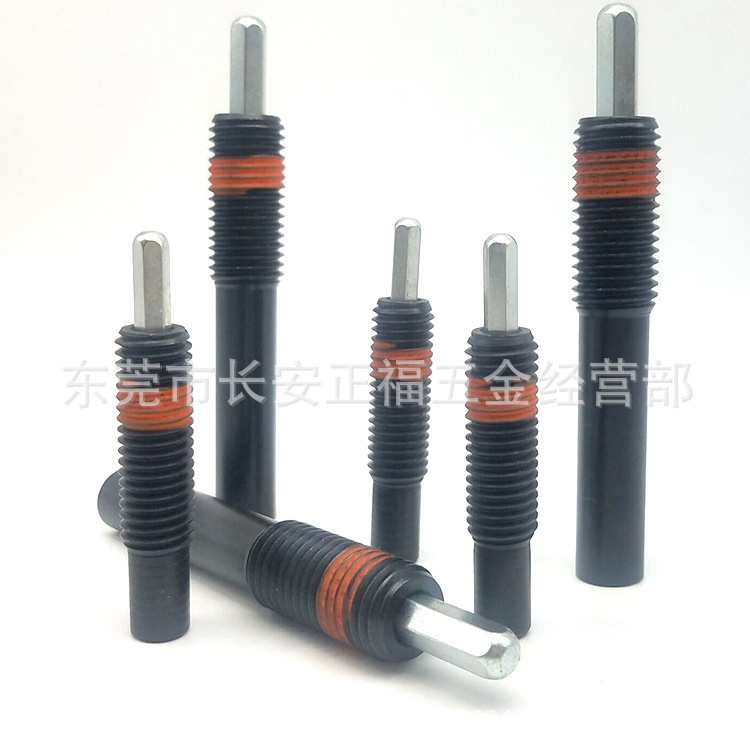 PJLR 六角销型弹簧柱塞 轻载型前端六角型弹顶销 弹簧伸缩销
