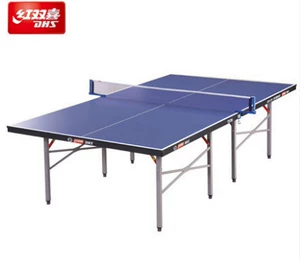 Подлинный DHS/Red Double Happy Table Tennis Table T3726 Складной настольный теннис.