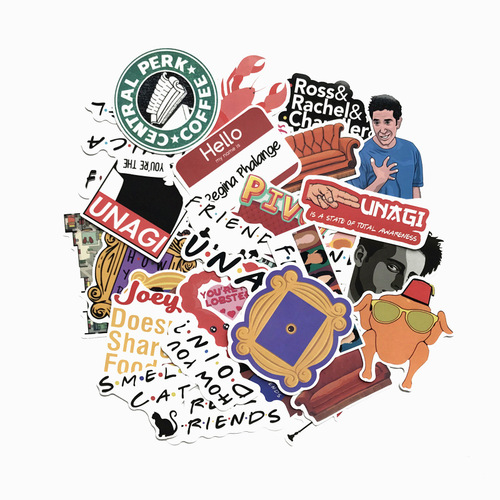 American TV series Friends Stickers Trolley Luggage Suitcase Suitcase Scooter Graffiti Stickers Car Body Stickers