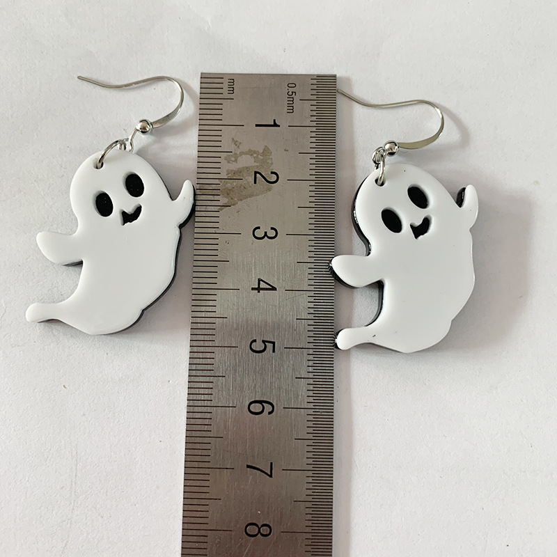 Funny Ghost Arylic Women's Drop Earrings 1 Pair display picture 1