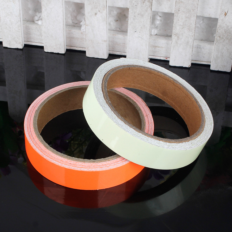 Noche luminosa advertencia ancianos niños antideslizante pegatinas cinta luminosa película luminosa 3 m