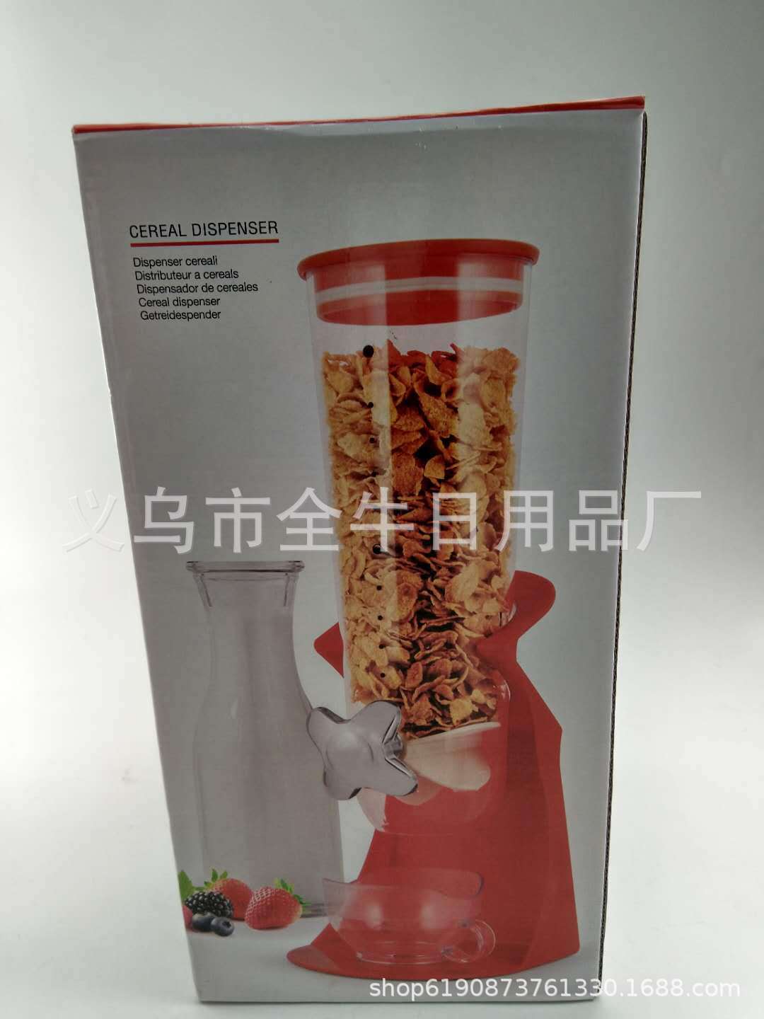 厨房新款壁挂式麦片机跨境麦片器热销谷物分配器cereal dispenser/国潮商品详情图1