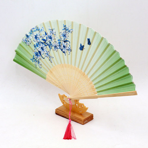 New Yixiao Fan Handicraft Bamboo Fan Home Living Room Decoration Origami Fan Animation Fan Gift Wholesale