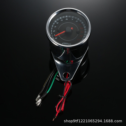 Motorcycle tachometer modified motorcycle LED electronic tachometer Knight Prince universal motorcycle instrument