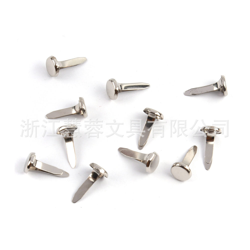 厂家供应金属双脚钉8*25MM 银色双脚钉 儿童美劳DIY材料-阿里巴巴