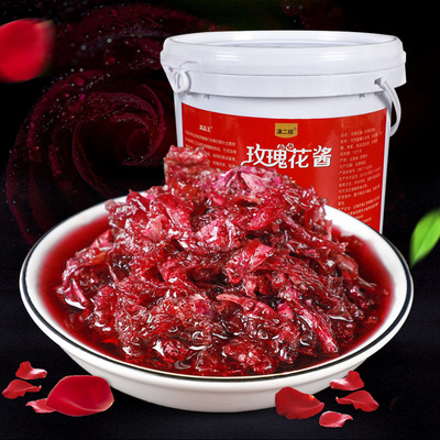滇二娃 云南特产食用6斤玫瑰花酱果酱烘焙冰粉玫瑰花酿鲜花酱
