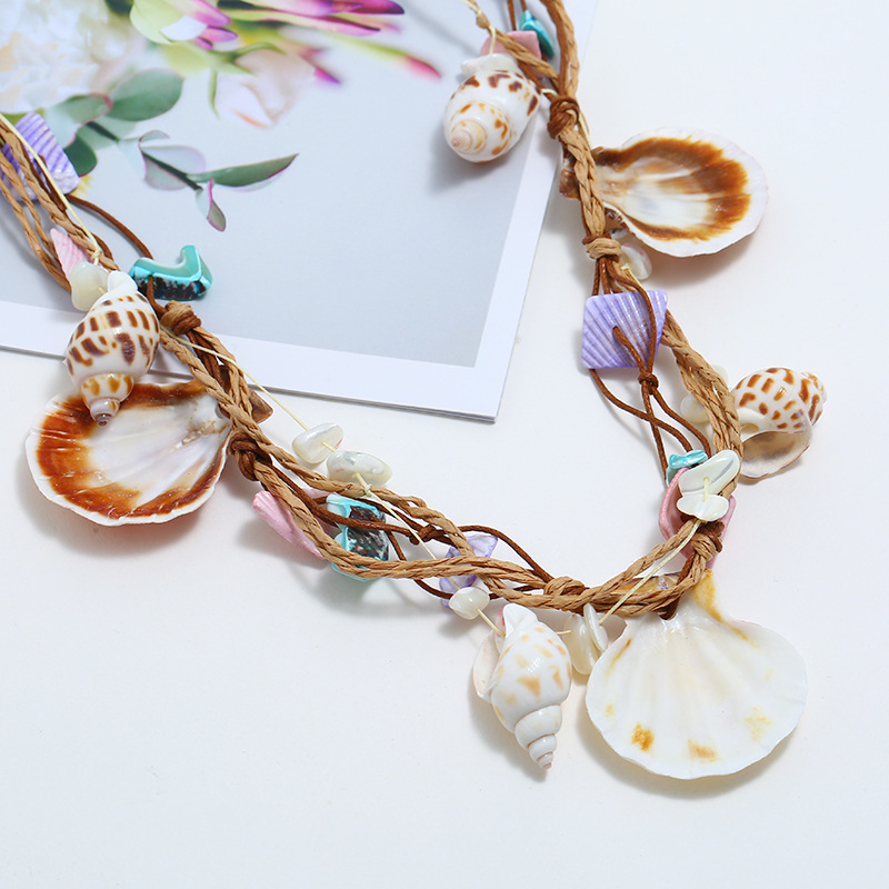 1 Piece Quantity Hawaiian Beach Starfish Shell Alloy Shell Wholesale Necklace