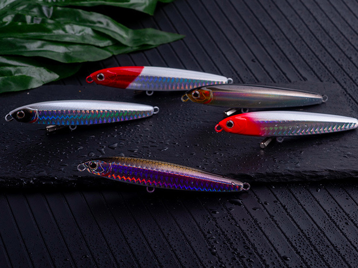 Sinking Minnow Fishing Lures Hard Plastic Minnow Baits Bass Trout Fresh Water Fishing Lure