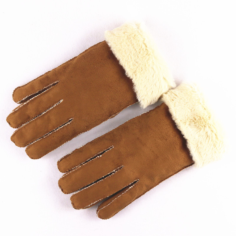 Faux Rabbit Fur Gloves