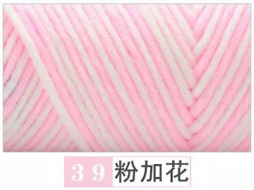 Handmade yarn kit, soft plush skeins with bamboo needle 6 mm, mixed colors and tutorial options