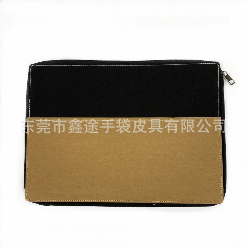 Manufacturer Customized Creative Kraft Paper Computer Sleeve Bag Canvas Laptop Bag Waterproof iPad Protective Cover