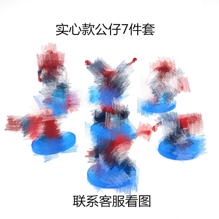 蛋糕摆件蜘蛛侠七件套蛋糕装饰蜘蛛人公仔情景烘焙装饰蛋糕插件