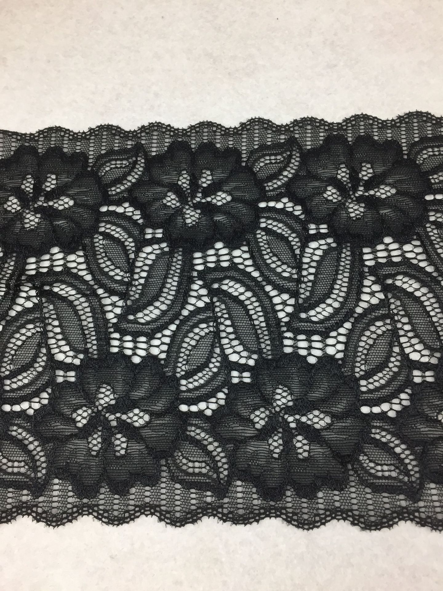 内衣弹力花边 DIY绣花服装辅料 18.5cm女装内衣面料有弹蕾丝花边
