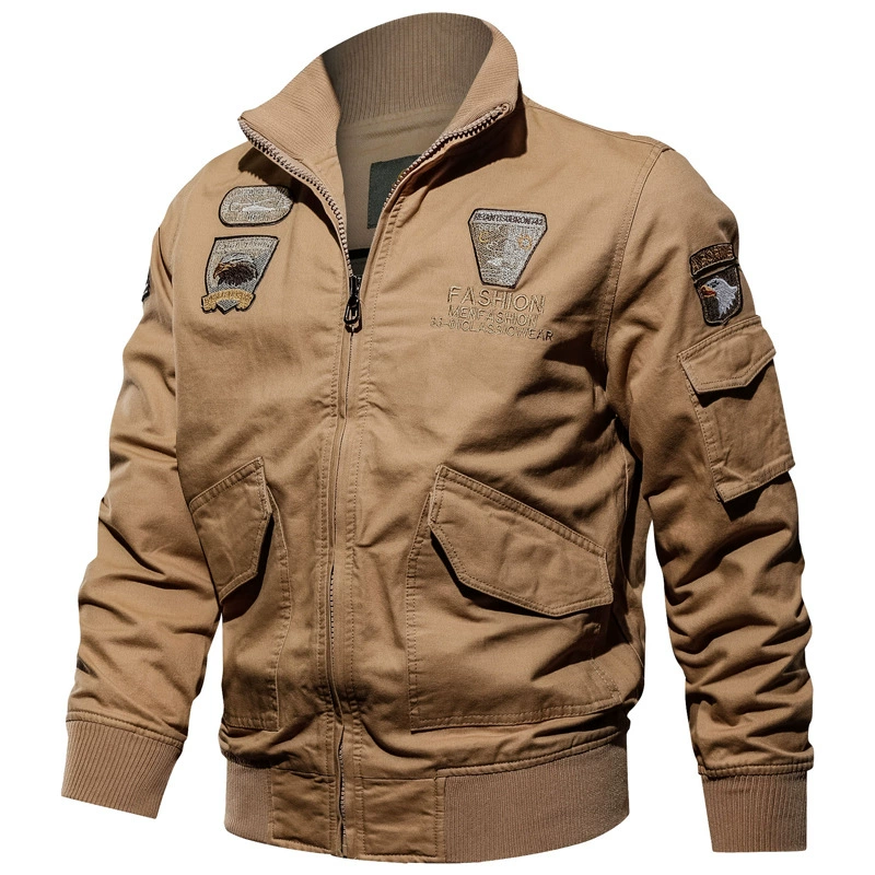 Трансграничное AliExpress Amazon Ebay Wish Весна и Осень мужское пальто Air Force One Worker Jacket Мужская одежда