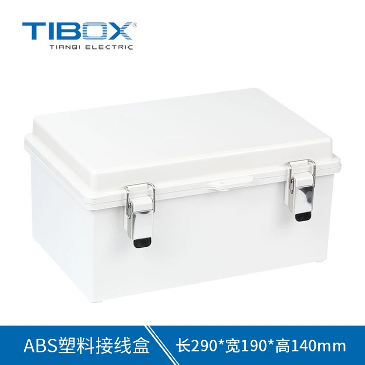 Тип переход пряжки шарнира металла распределительной коробки АБС на открытом воздухе водоустойчивый пластиковый рельса загерметизировал распределительную коробку ИП66