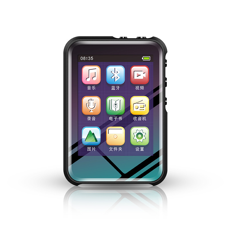 Touch 2.4 inch large screen with TF card storage Bluetooth MP3 player FM radio e-book cross-border recorder
