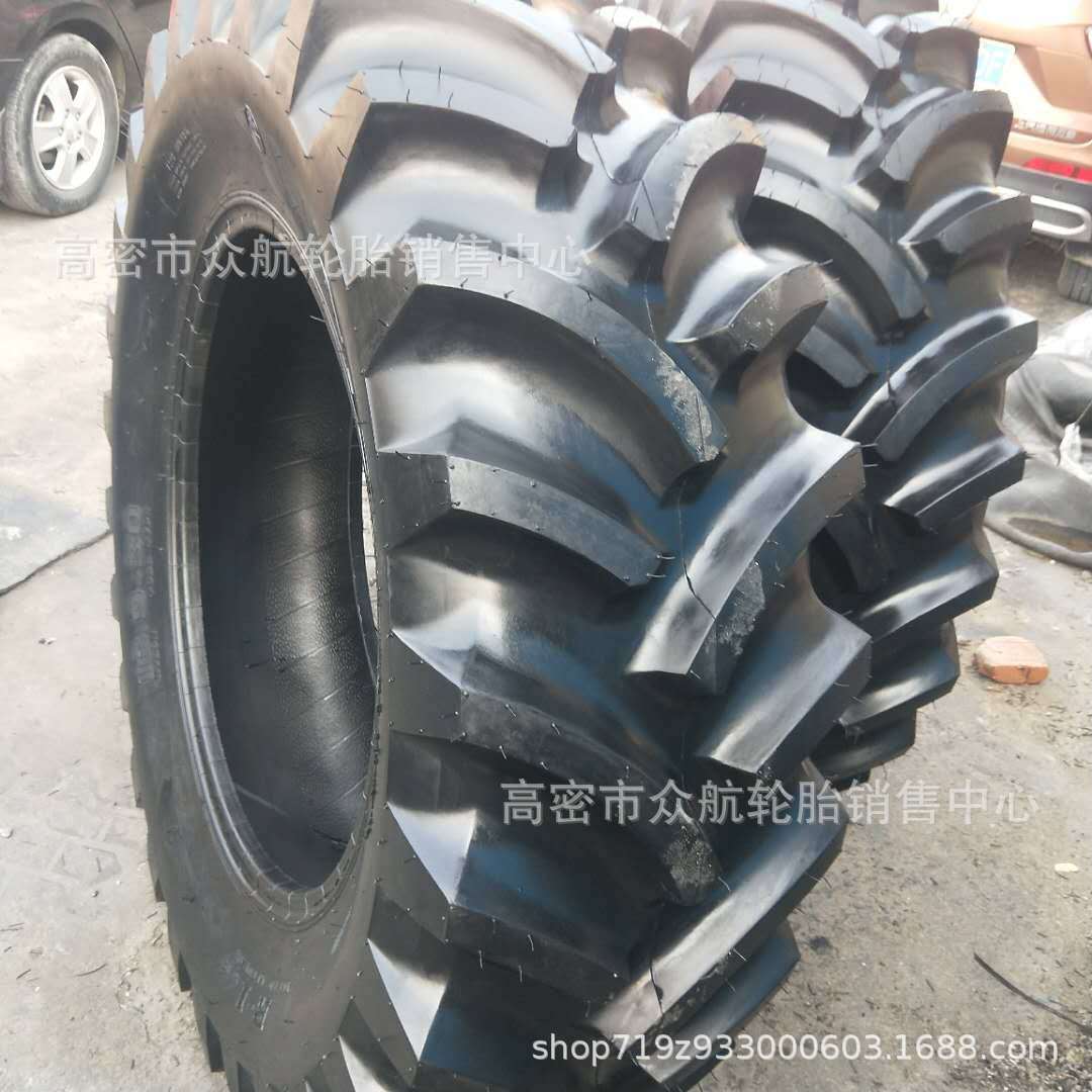 现货供用 16.9-30 农用加密人字拖拉机联合收割机轮胎