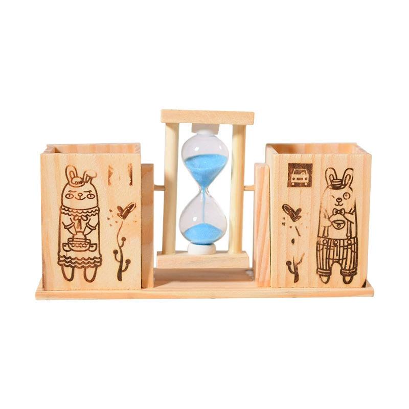 Organic wooden creative storage system from natural wood, pens holder, decorations for elementary school students, jewelry, Birthday gift