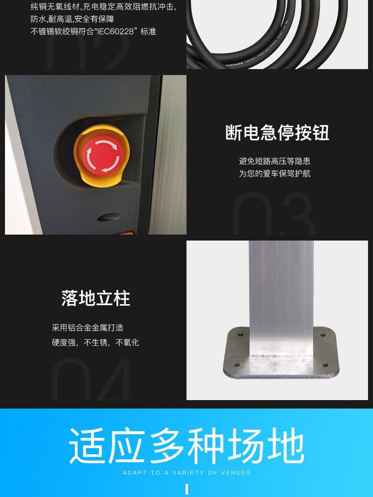 Electric Vehicle 7Kw Ac Charging Pile Baic Byd New Energy Home Screenless Charging Safety Protection Slow Charging