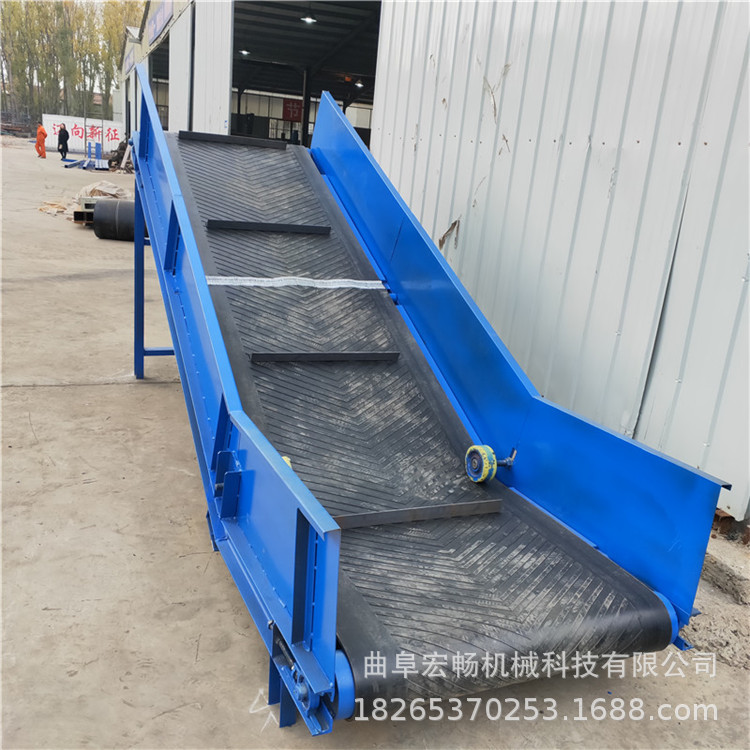 水平傾斜皮帶輸送機 異形皮帶機定制