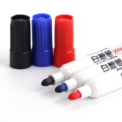 Red, Blue, Black Teacher School Training Use Erasable Whiteboard Markers Thick Tip Erasable Refillable Markers Factory Wholesale
