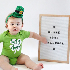 Cross-border handmade felt letterboard felt letterboard wooden photo frame containing 460 letters and bracket large size