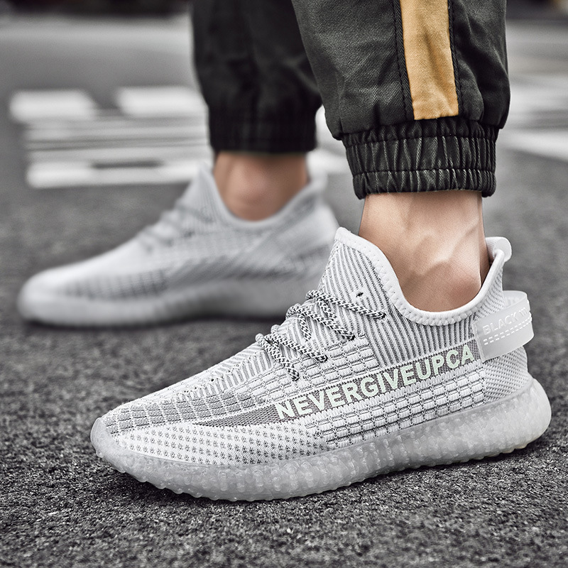 男鞋夏2019新款网鞋爆款飞织鞋fashion男跑鞋韩版休闲鞋一件代发