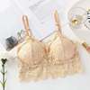 Lace fashionable underwear solar-powered, top with cups, detachable tube top, beautiful back
