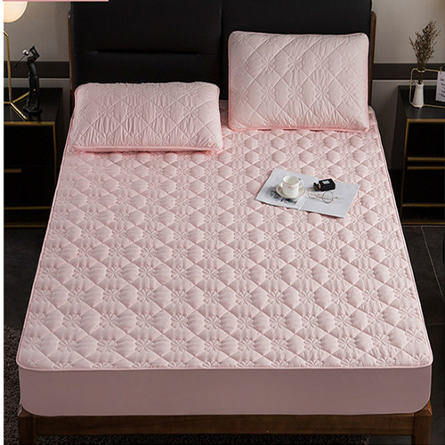 酒店专用纯色床笠单件水洗夹棉加厚席梦思保护套可拆卸床罩床垫套