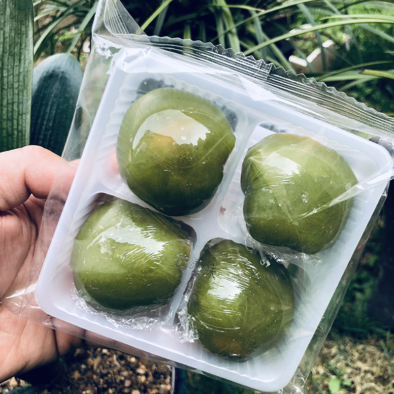 网红微商爆款 艾草青团微商款代发豆沙芝麻 240g清明果纯手工糕点