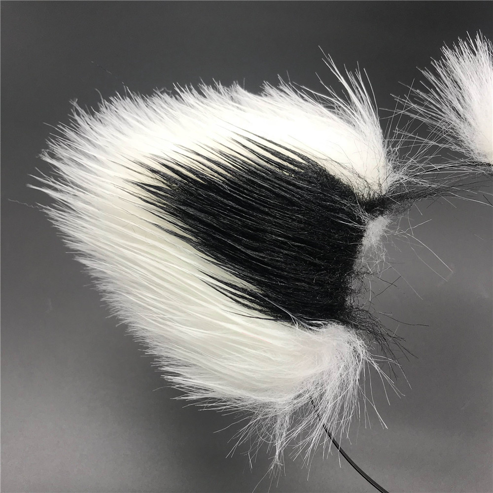 Mollette e cerchietto con orecchie in peluche per cosplay_voghion.com