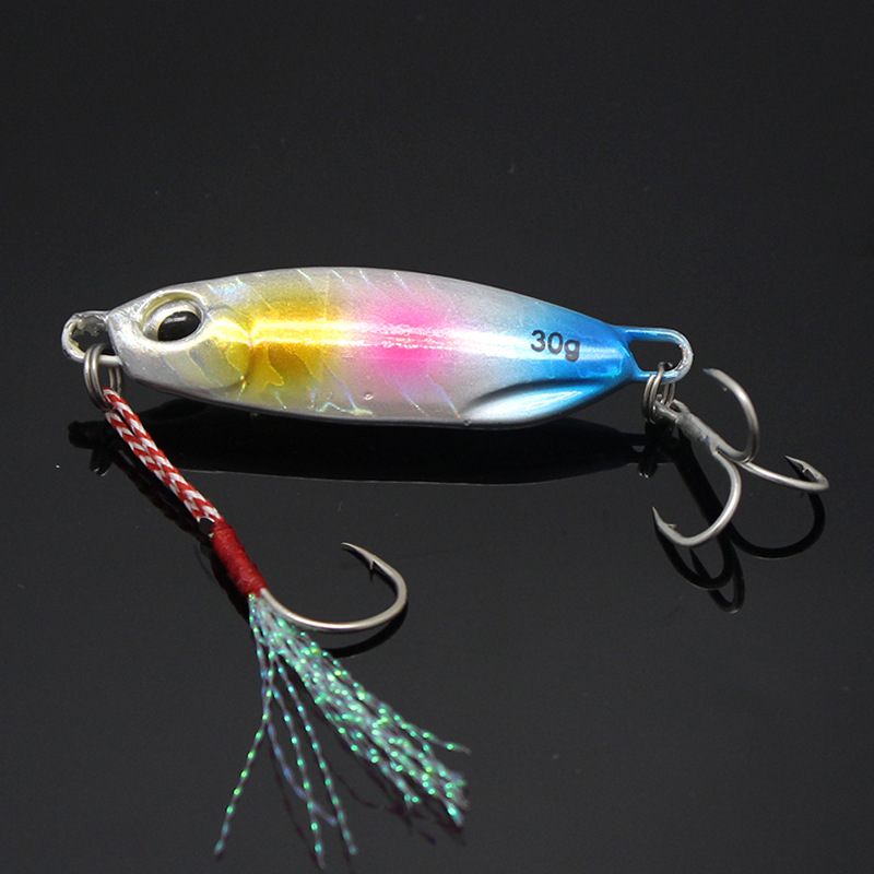 Metal Jigging Spoon Lures Wertical Jigs Fresh Water Bass Swimbait Tackle Gear