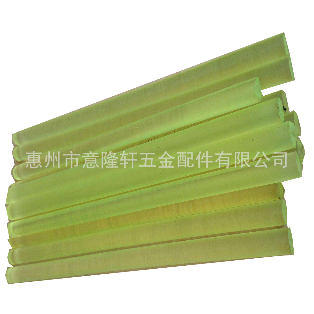 供应黄色优力胶，硬度可调，有实心和空心两种标准，也可订 做