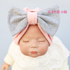 Brand children's headband for new born, cloth with bow, hairgrip, hair accessory, scarf, hat, internet celebrity