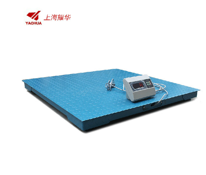 正品上海耀地磅秤1-3吨电子地磅称小地磅电子秤2吨地磅物流工业秤