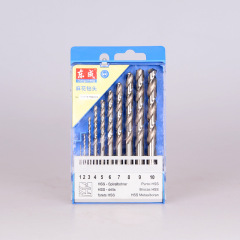 Dongcheng power tool accessories high speed steel straight handle twist drill bit drill bit set metal drill bit woodworking drill bit