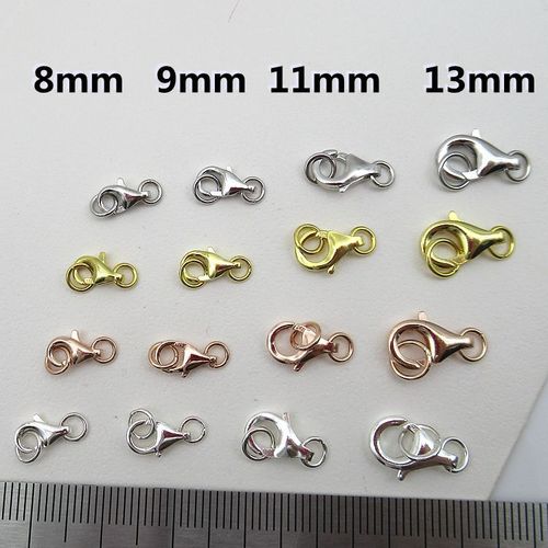 925 silver pearl necklace buckle tower buckle sterling silver lobster buckle drip buckle square buckle connecting buckle head buckle buckle diy accessories