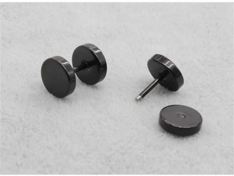 6g Weight Ear Studs Classification 1 Piece Quantity 1 Piece Simple Style Geometric Stainless Steel Ear Studs