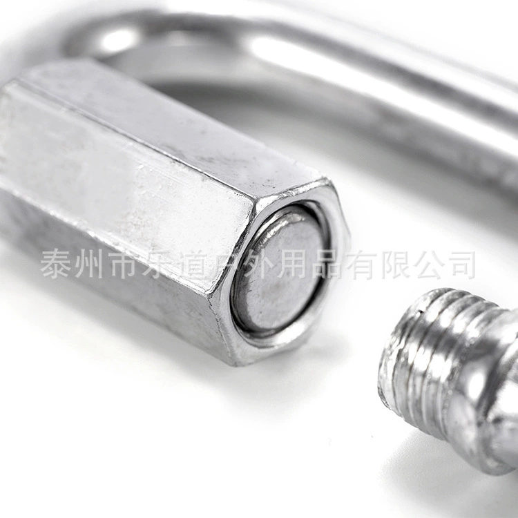 Runway-type galvanized quick connection ring Amusement rope connection hook chain buckle Meilong lock connection ring
