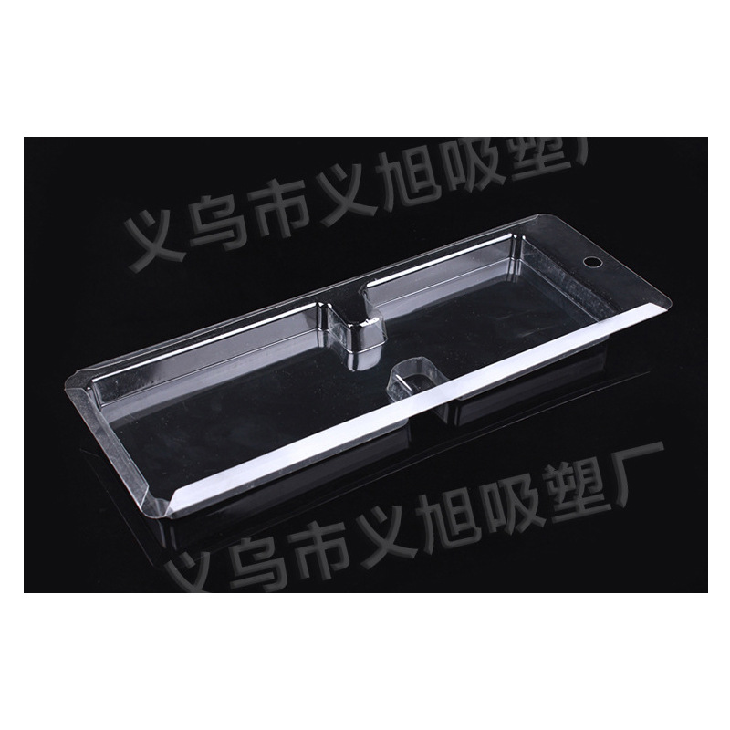PVC 三折边五金塑料包装盒 不规则形状吸塑设计 厂家加工