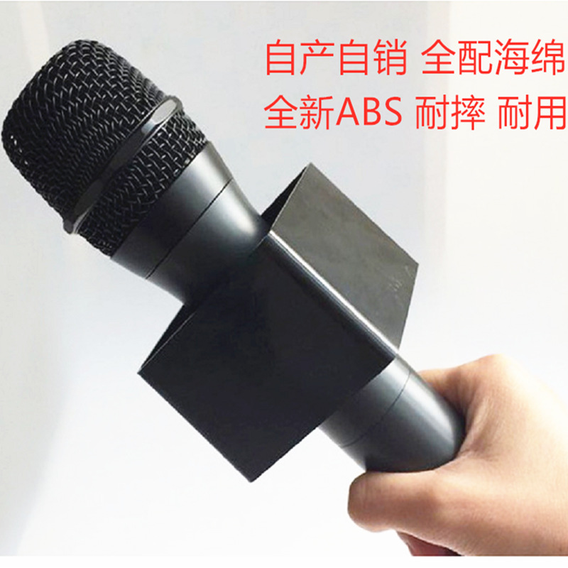 ABS microphone logo, square logo, black and white logo, each with thickened cotton padding.